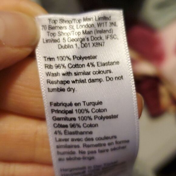 TopShop Women's Size 8 Sage Copenhagen Lace Ruffle Sweatshirt - Picture 8 of 8